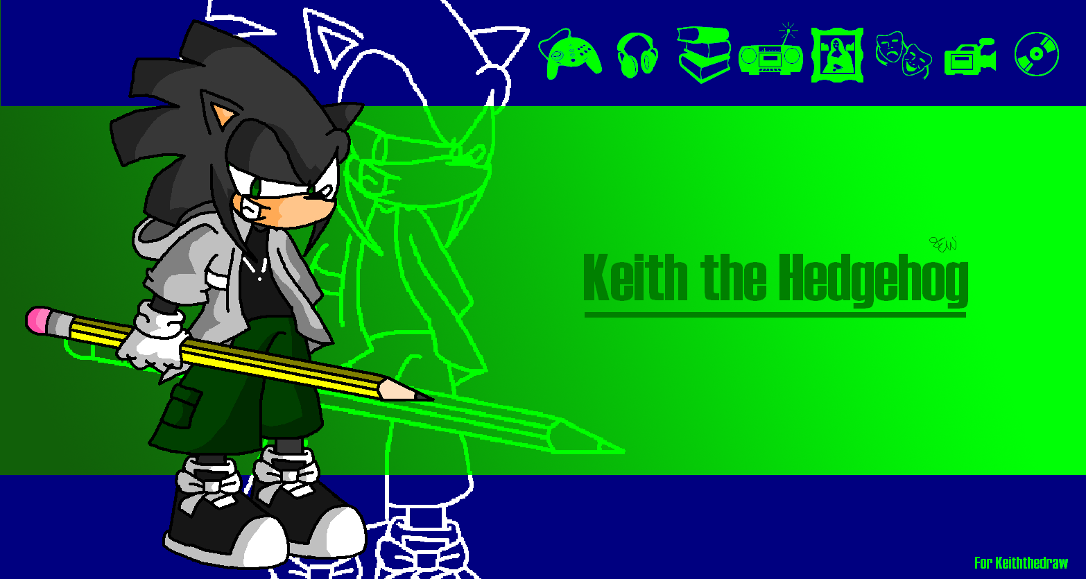 Keith the Hedgehog by Edge14