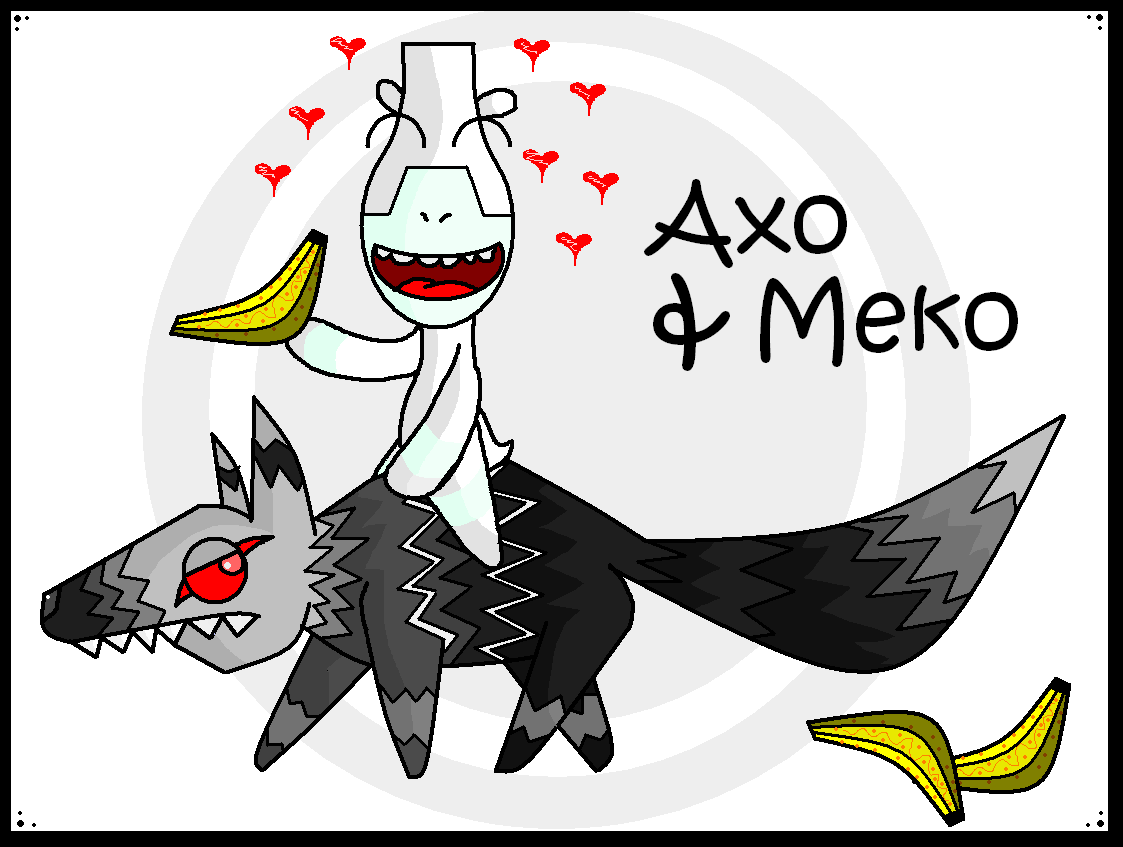 Axo and Meko as Pinatas by Edge14