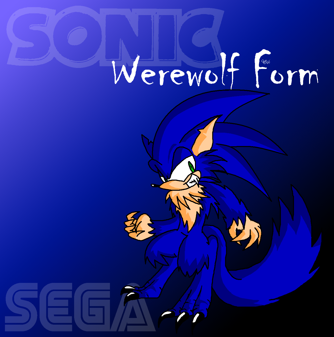 Sonic Werewolf by Edge14