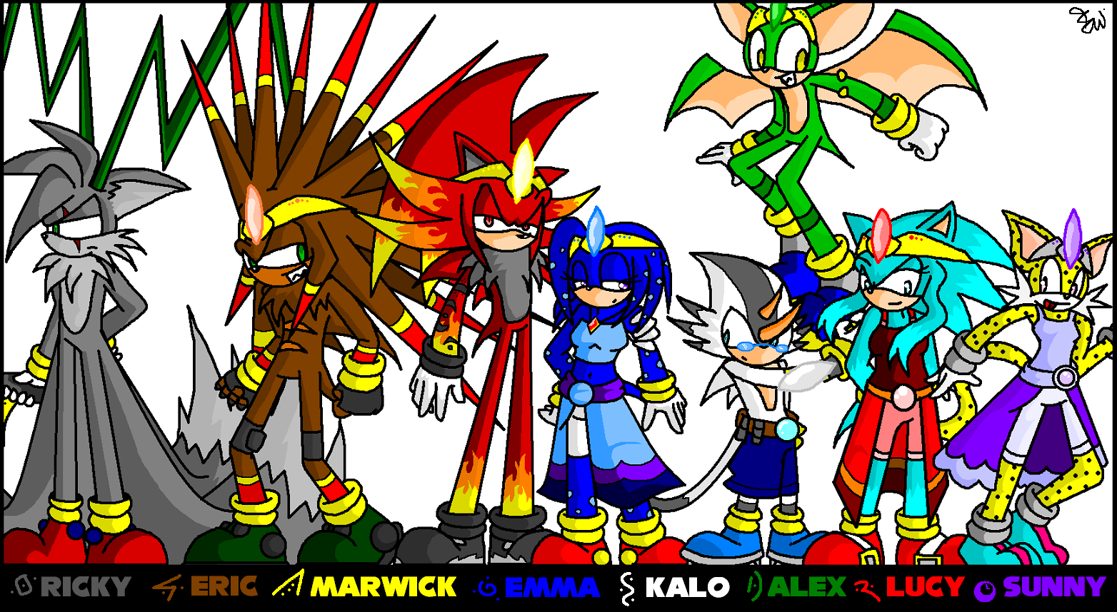 The Protectors (sonic style) by Edge14