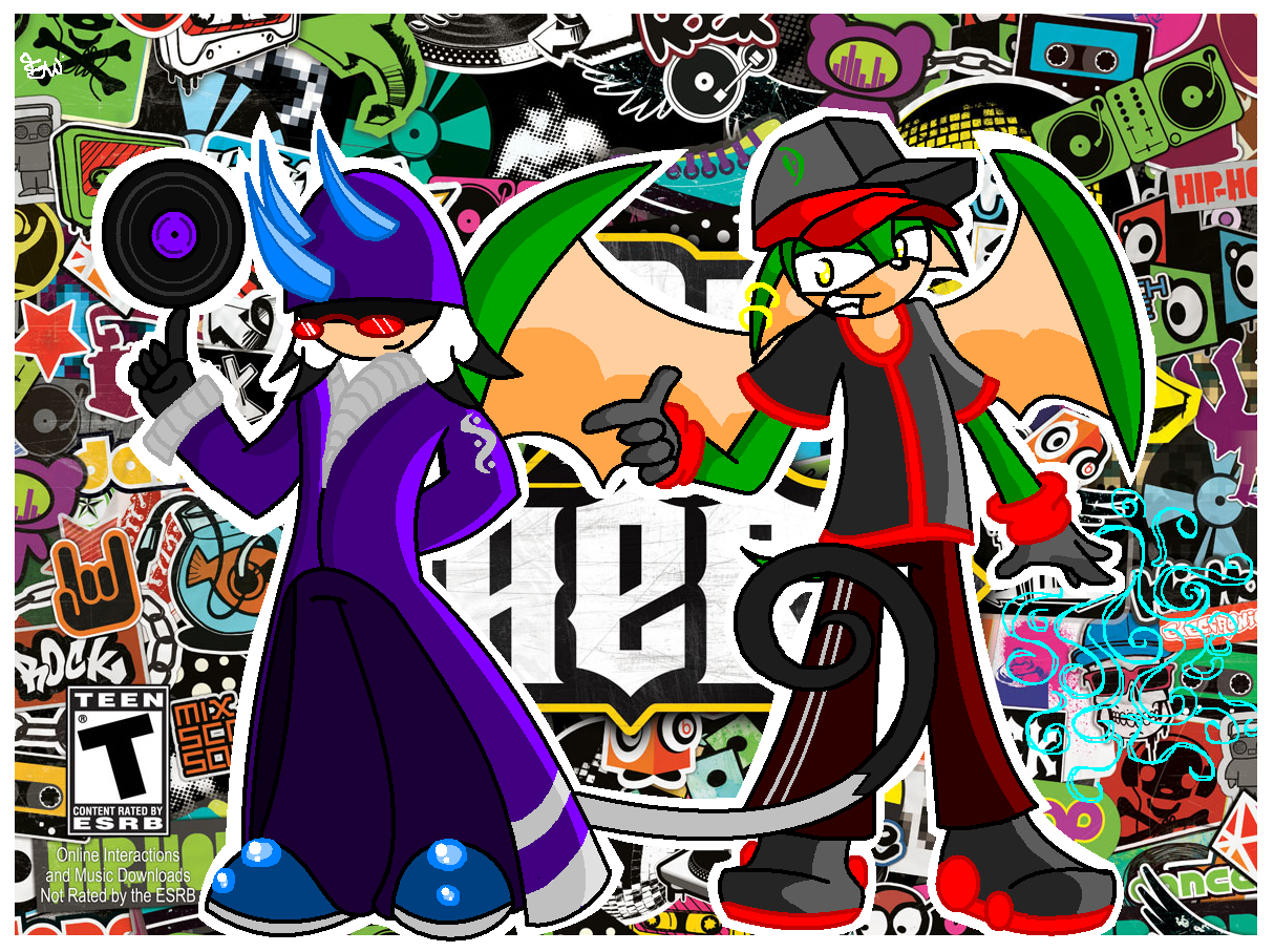 Kalo and Alex as DJ Heroes by Edge14