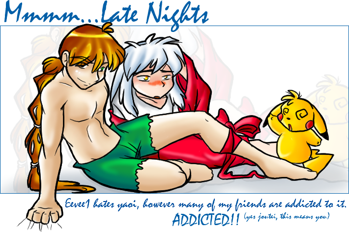 Late Nights with the Guys... by Eevee1