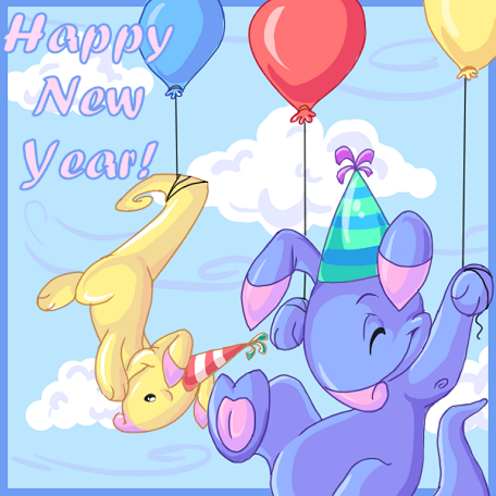 Happy New years - Neopets by Eevee1
