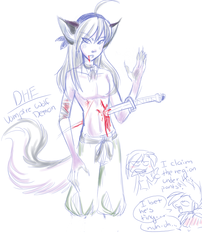 Vampire Wolf Demon Dhe by Eevee1