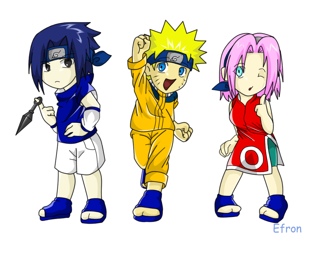 team 7 chibi by Efron