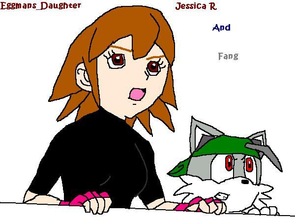 Jessica R and Fang again by Eggmans_Daughter