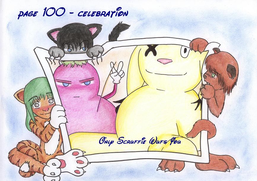 page 100 celebration - coloured by Eggplant