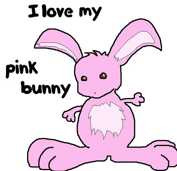 I luv my pink buNNy by Eggplant