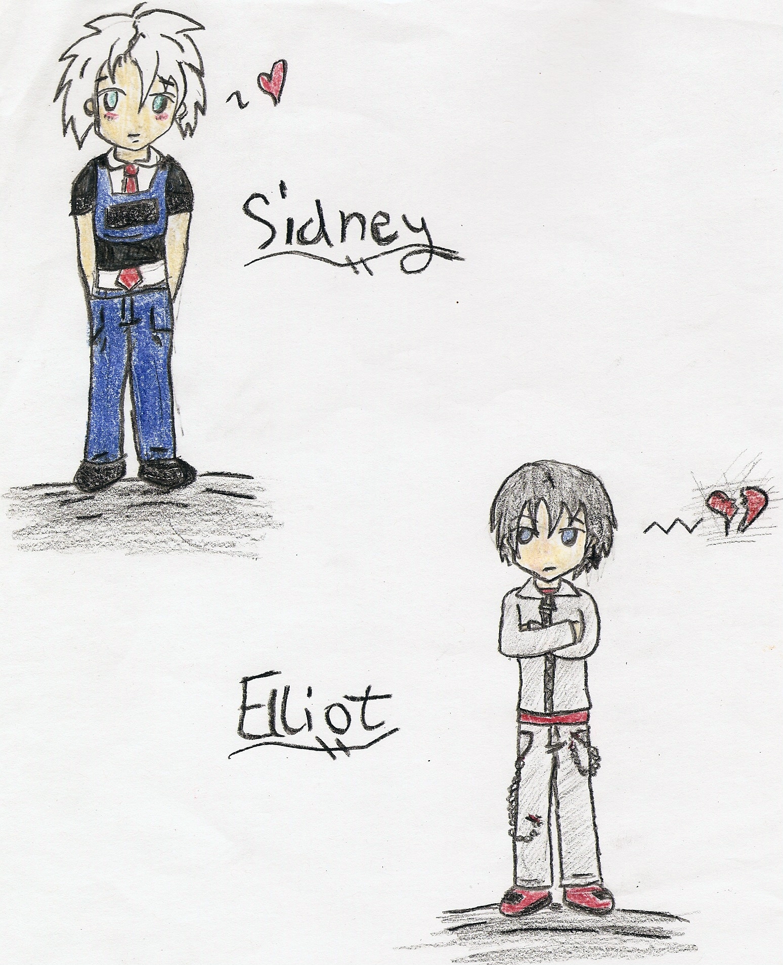 Sidney and Elliot by EjjeIceGod