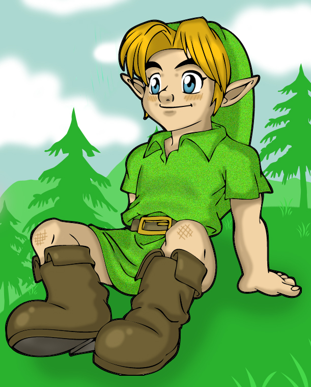 Young Link by Ekuhvielle