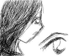 Random Sketchy Girl by ElaniTakira