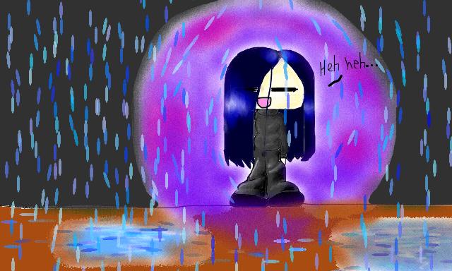 Violet in the rain by Elastigirl