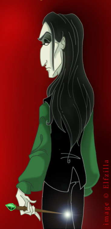 Seventh Year Snape by Elfzilla