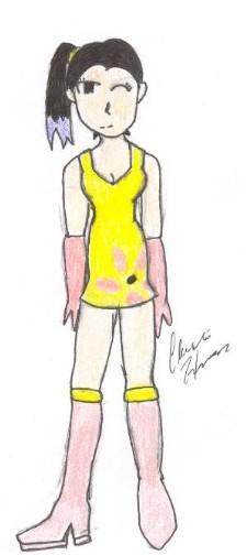 Emilie in Yellow Dress by Eliniel