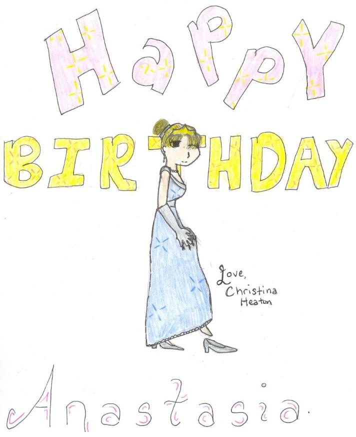 Happy Birthday, Anastasia by Eliniel