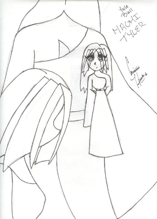 Maomi in Yule Ball Gown by Eliniel