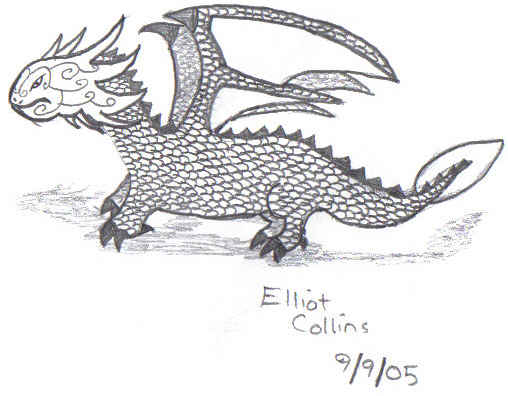 Dragon Of The Wind(Young Version) by Elliot-The-Dragon