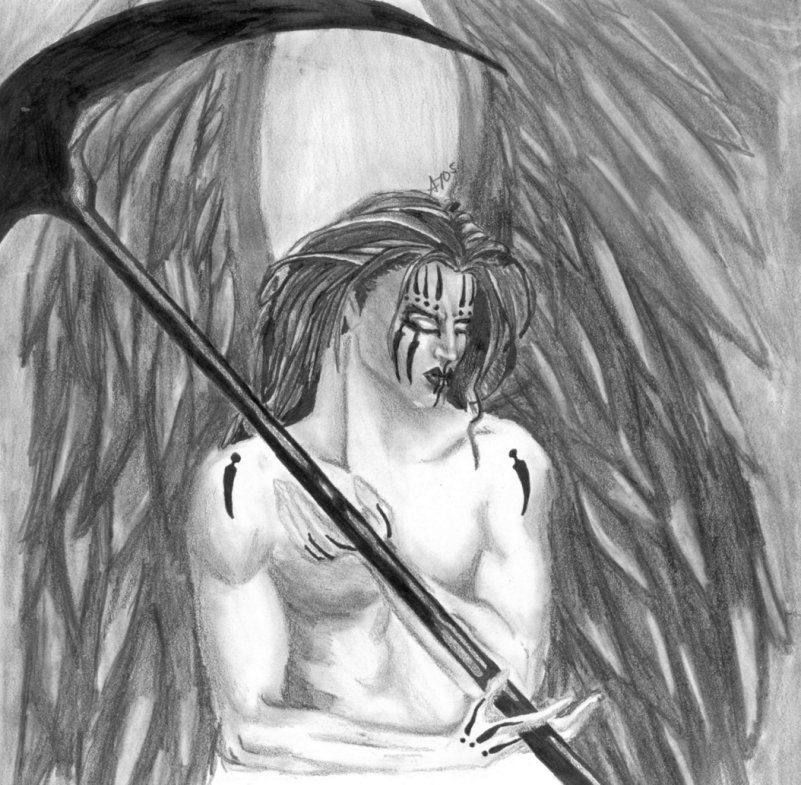 # 1 as the Angel of Death by Elvalia