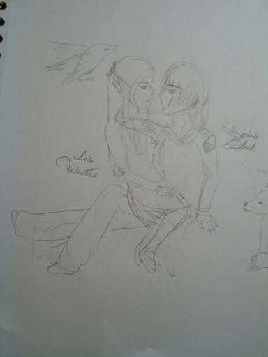 Iris Valentine and Sirius Black by Elven_Dragon