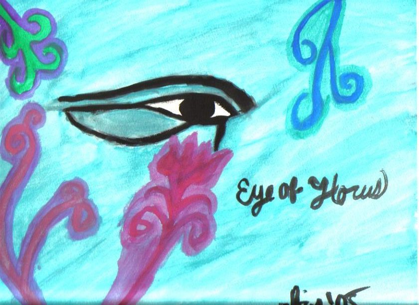Eye of Horus-Water Color by Elven_Dragon