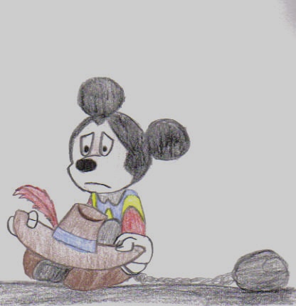 Mickey Mouse! Is Sad! by Elvenlvr