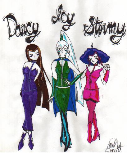 Darcy, Icy, and Stormy by Elvira
