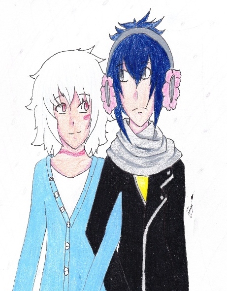 I wanted an excuse for Nezumi in pink earmuffs. by Elyurias