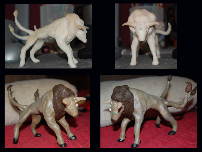 Tauros Sculpt by EmberGryphon