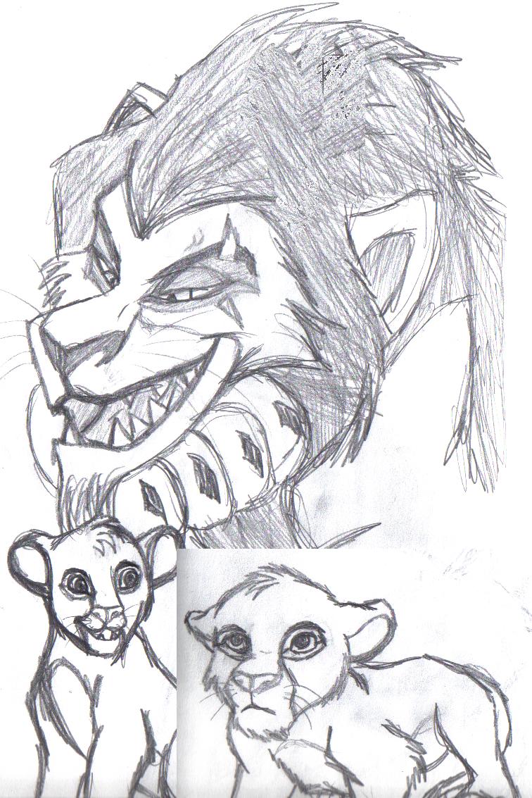 practice lions by Emeraldwolf