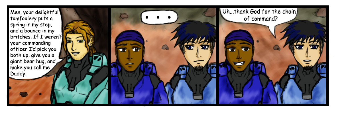 Red vs Blue comic by Emeraldwolf