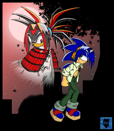 Shaman King Sonic and Shadow by Emi