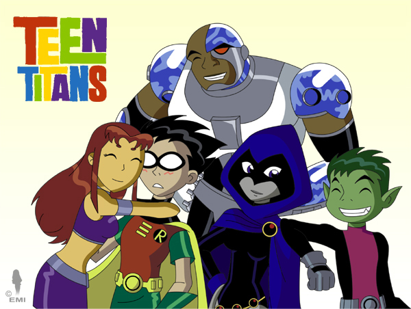 Teen Titans group pic by Emi