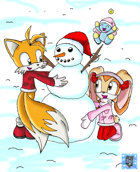 Building a Snowman (Tails and Cream) by Emi
