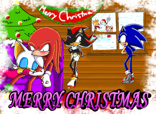 Sonic X Merry Chritmas (Late I know) by Emi