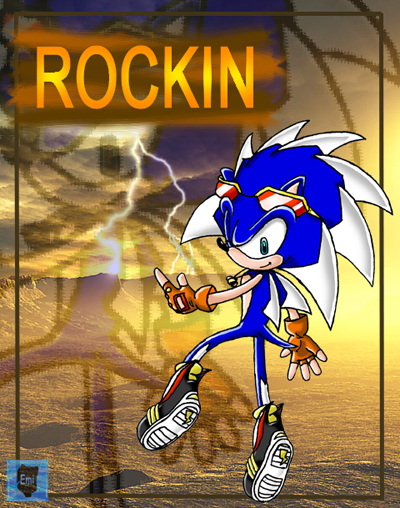 Sonic X style Rockin by Emi