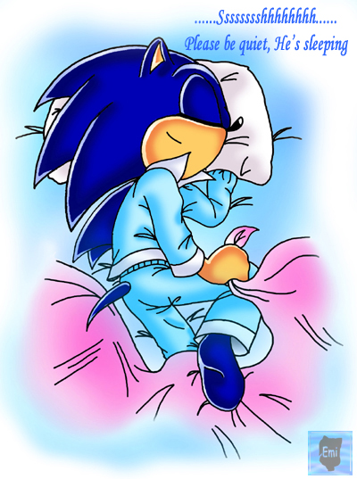 Sleeping Sonic by Emi