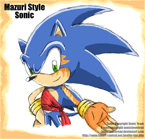 Sonic Mazari Style by Emi
