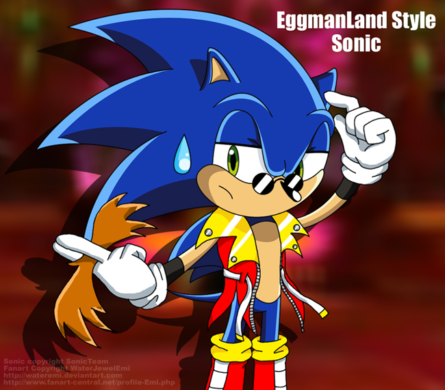 Eggmanland Style Sonic by Emi