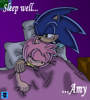 Sonamy Bed Cuddle by Emi - Fanart Central