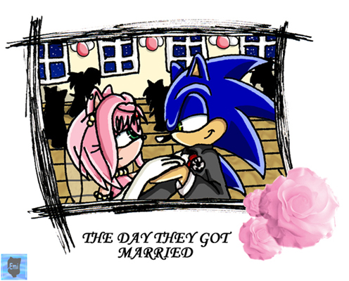 What if: Sonic and Amy get married?? (@toketsuu) : r/SonAmy