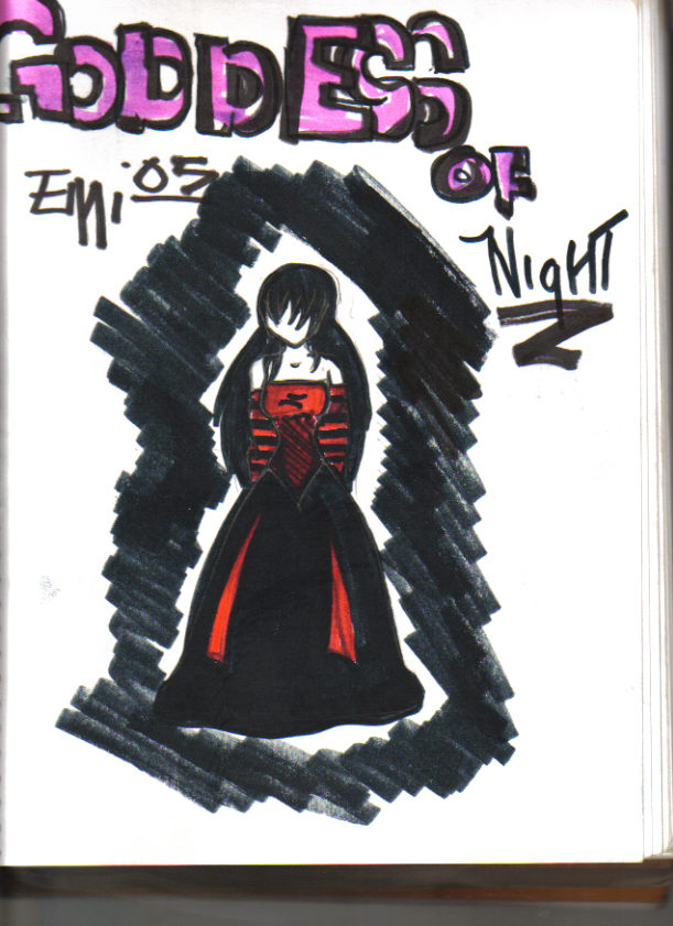 Goddess of night by Emi_dono