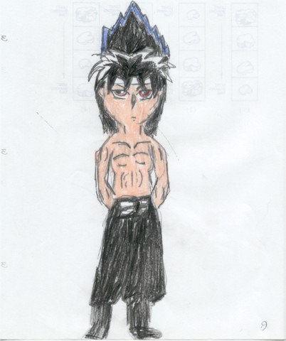 Hiei looking a tad Pissed by EmilyTheStrange