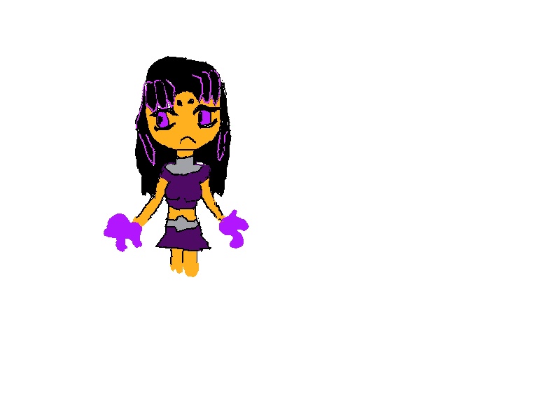 Chibi-ish Blackfire by Emmy_Sama