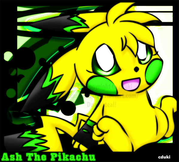 Ash the Pikachu by EmmytheChao
