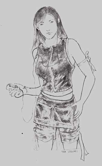 Tifa in Advent Children by Enche