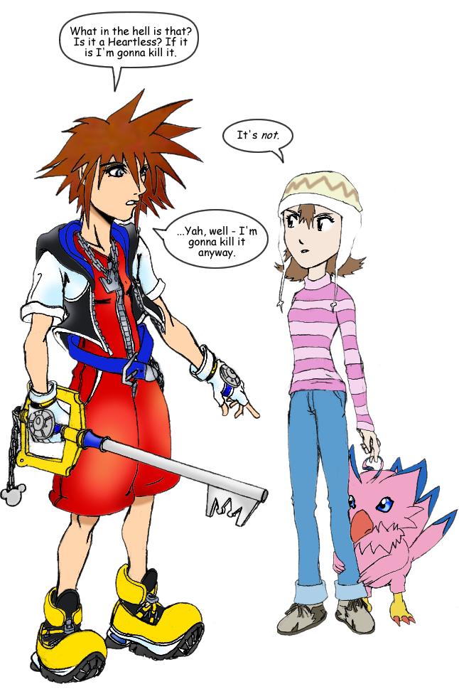 A Digimon is not a Heartless by EndlessAsgard