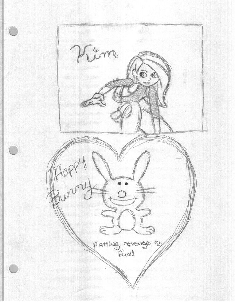 Kim and Happy Bunny by EnergizerBunny2fst4U