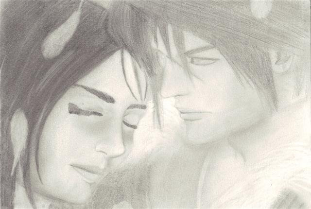 Rinoa and Squall by EniagmaticSoldier