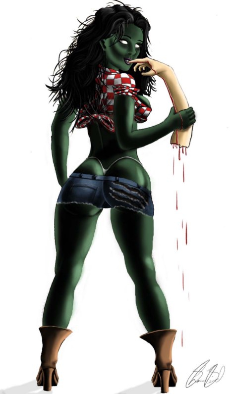 Sexy Zombie by EniagmaticSoldier
