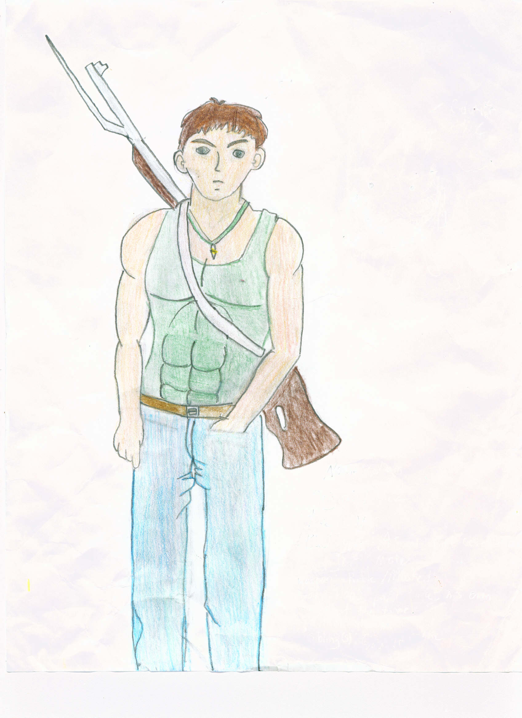 OC Character : Leif from "Bro, Get a Life!" by Enju_Onee